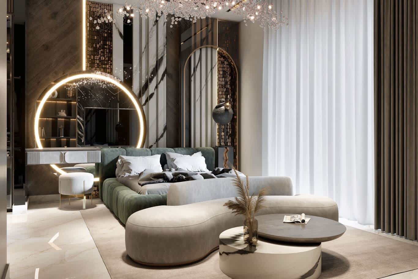 small luxury apartments design Dubai