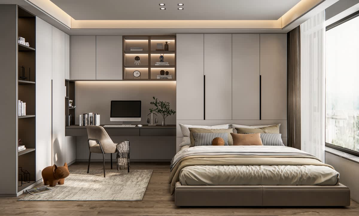 simple bedroom interior design