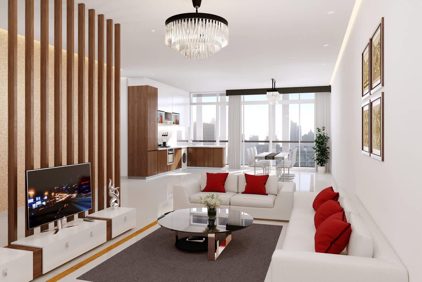 Al Maryah penthouse interior design