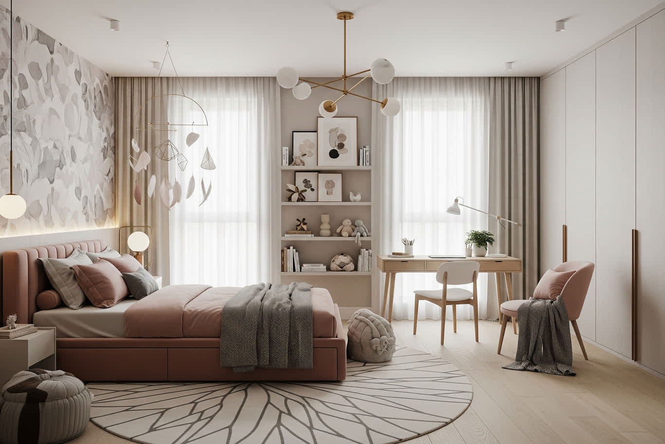 two kids bedroom design