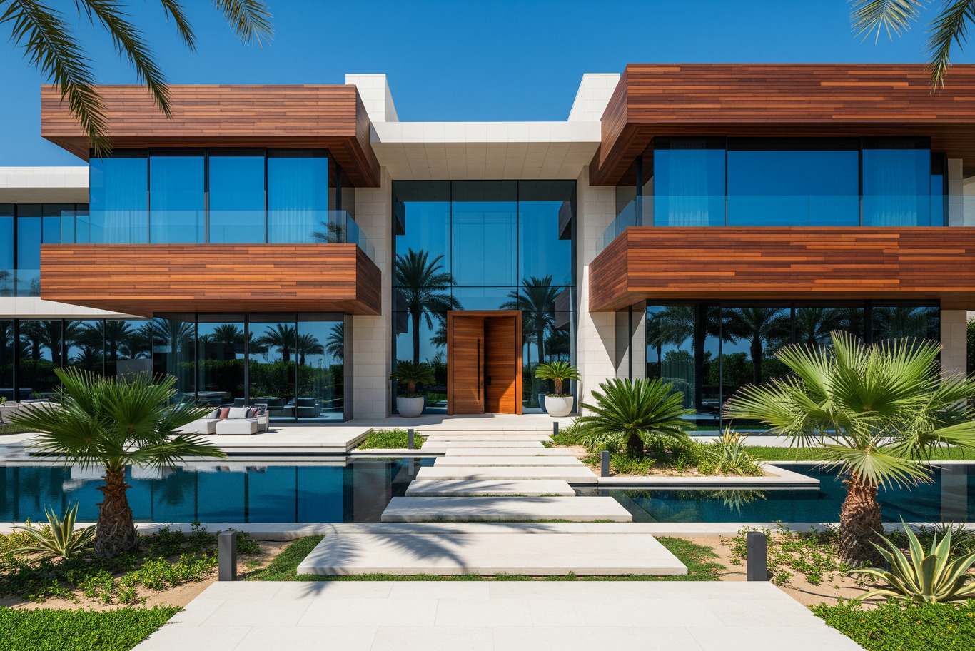 luxury villa landscaping ideas