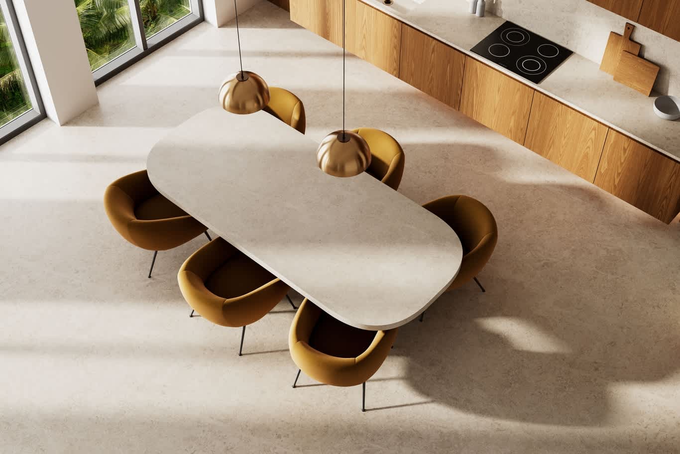 industrial dining room design
