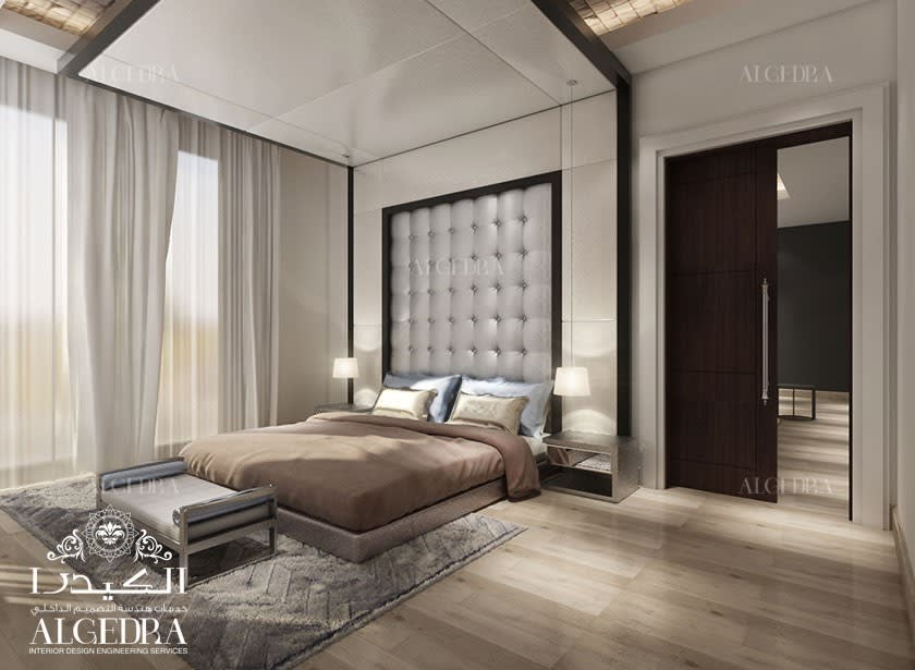 luxury bedroom interior design in Dubai