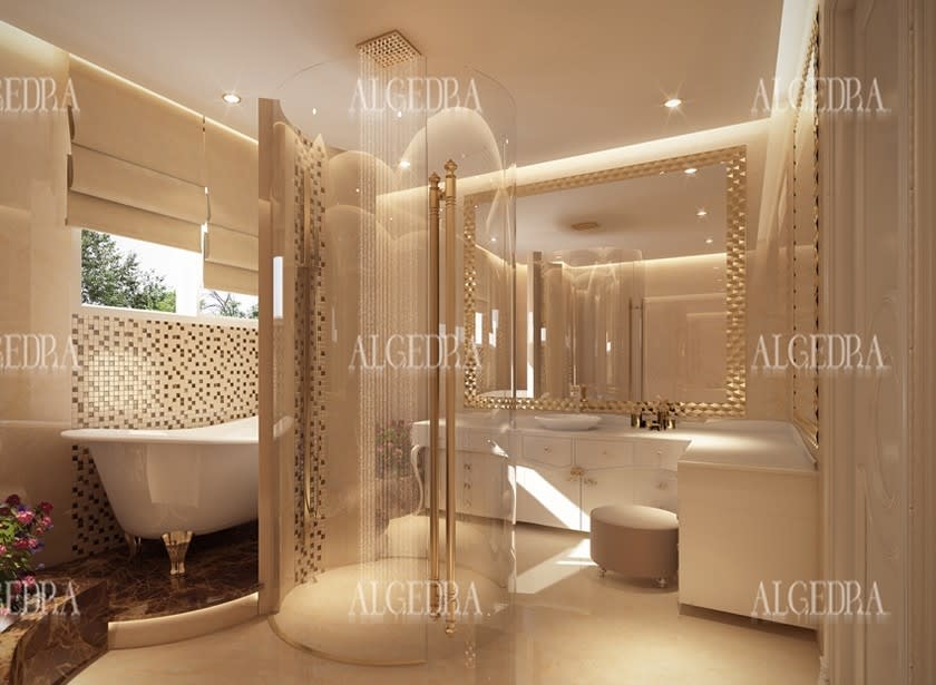 villa bathroom interior design