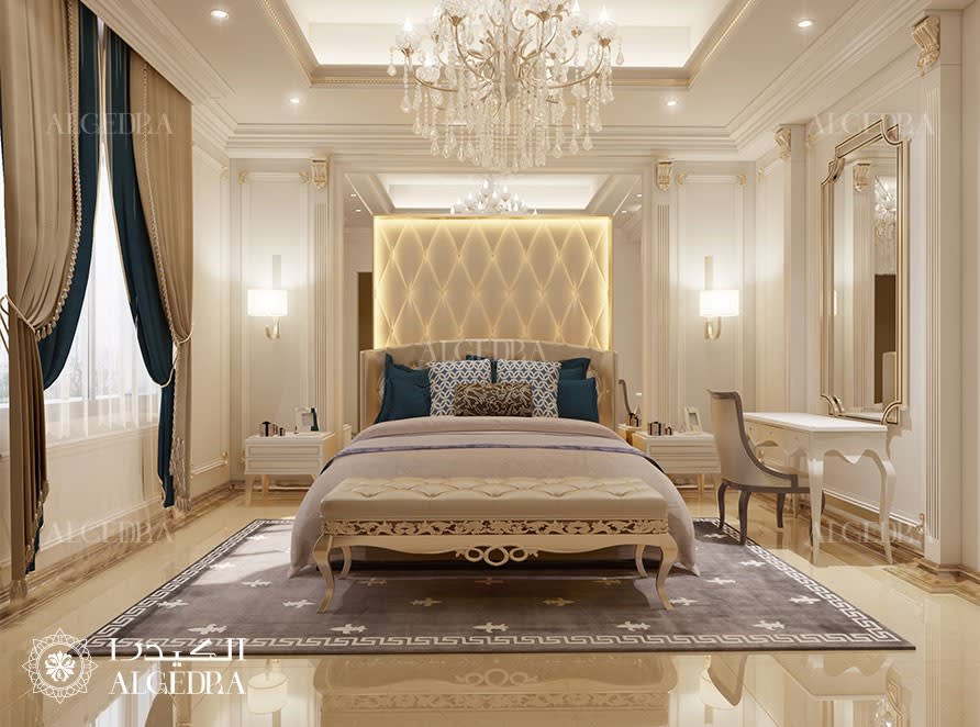 classic interior design bedroom design project