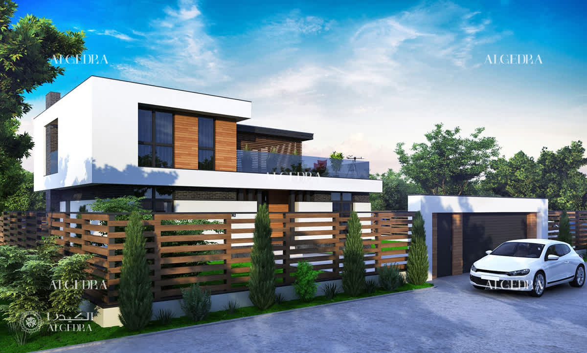 villa exterior design in Dubai