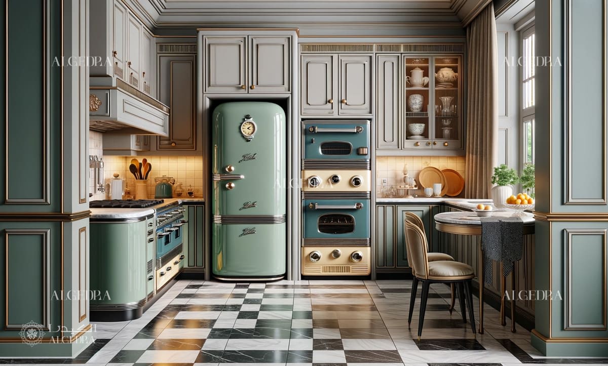 Retro Kitchen Design for a Nostalgic Touch