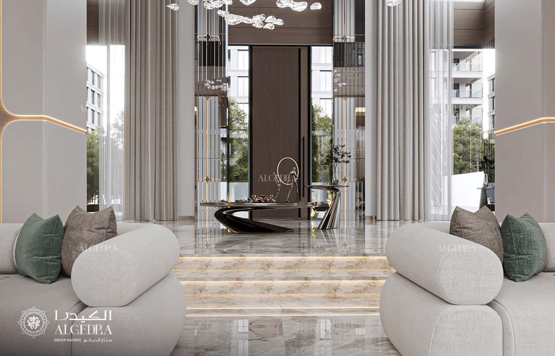 Villa Entrance Interior Design Dubai | Algedra