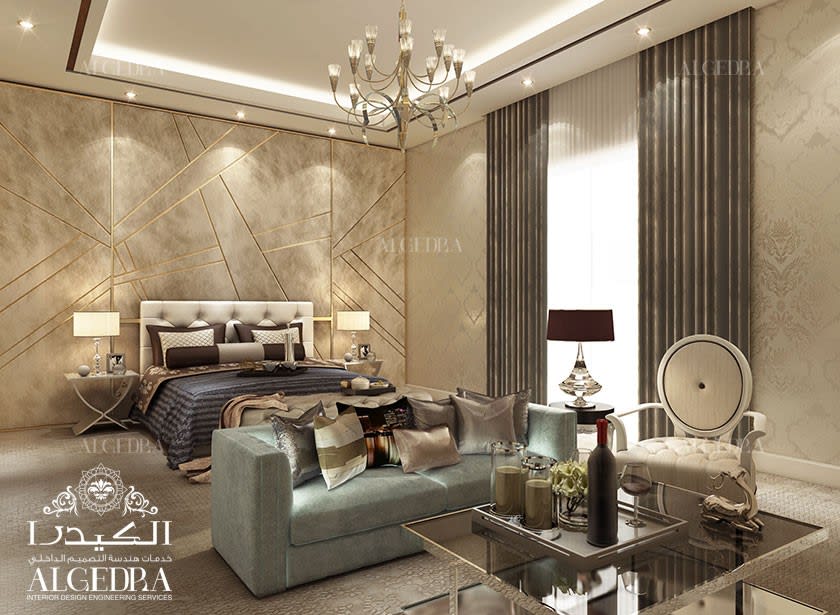 luxury decor for bedroom in Dubai