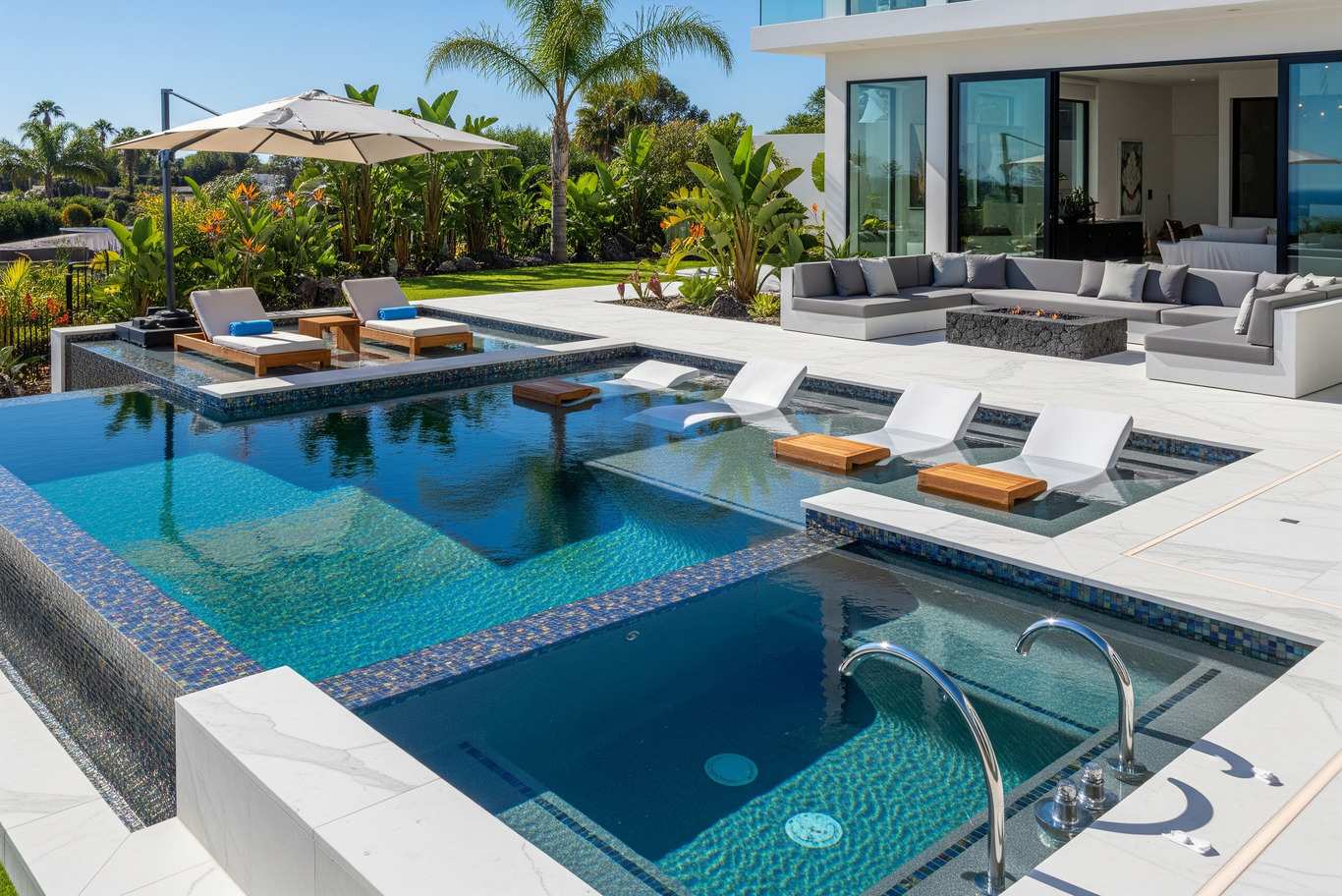 تصميم مسابح فاخرة