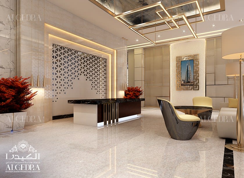 office reception design