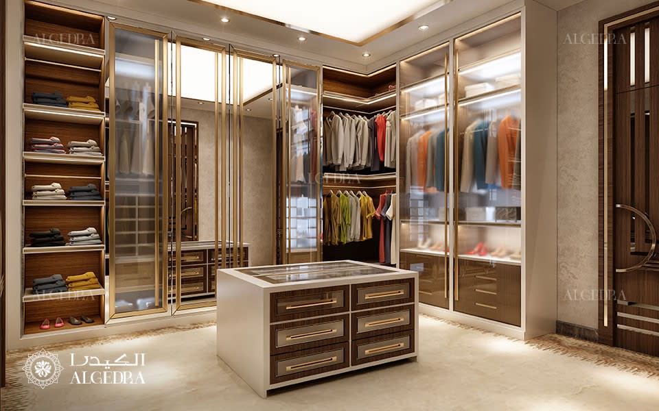 spacious wardrobe design