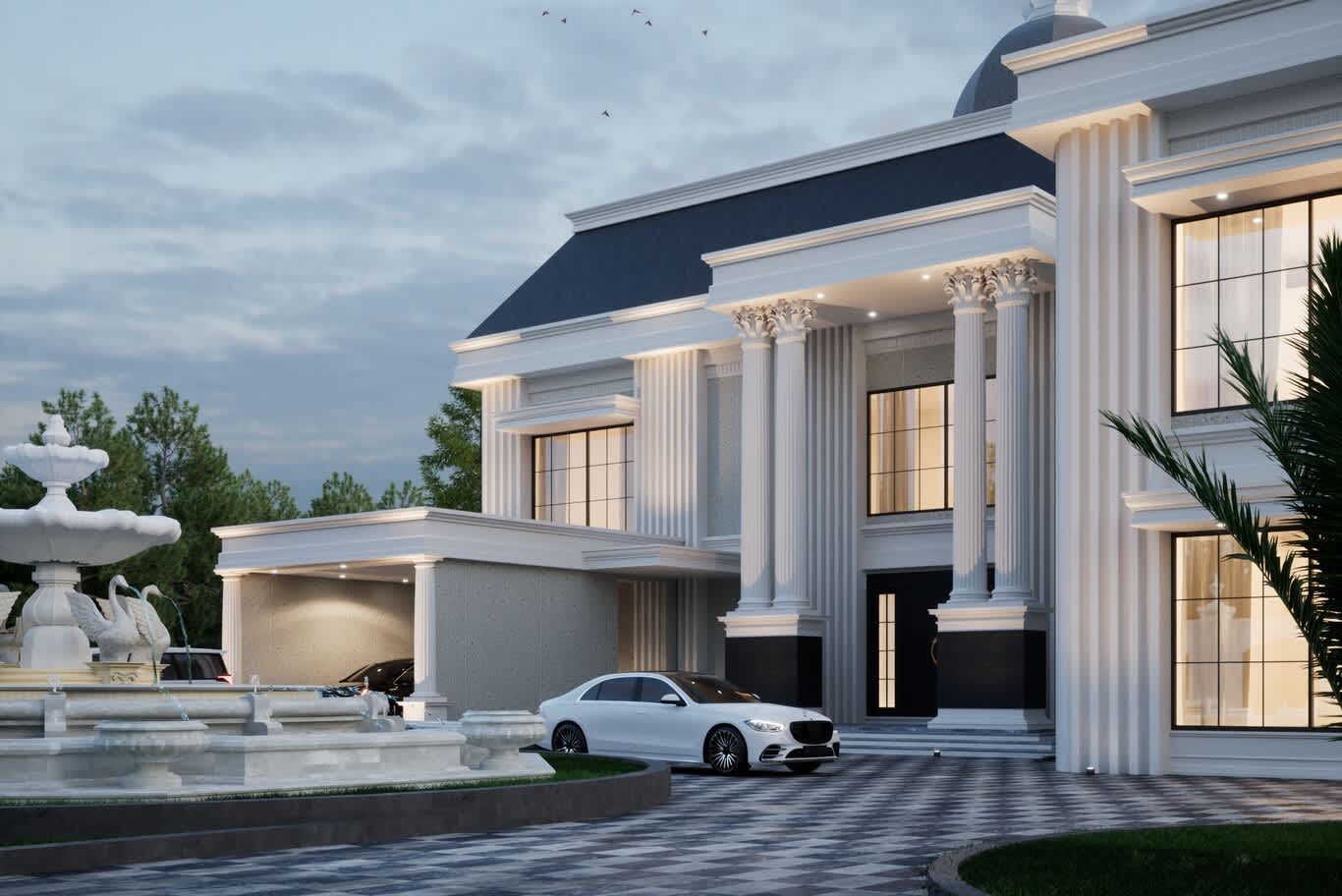 villa entrance gate design