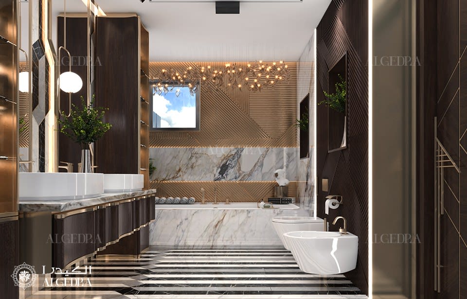 villa bathroom interior design