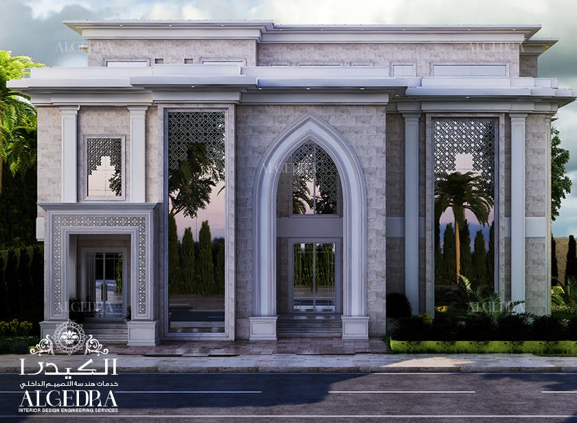 villa exterior entrance design