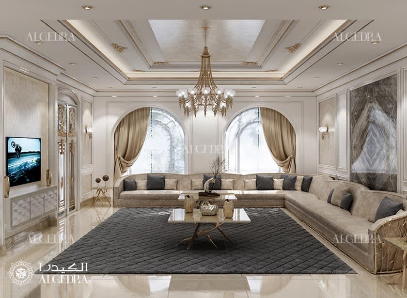 living room design dubai