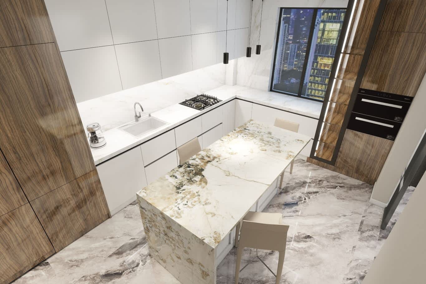 small apartment kitchen