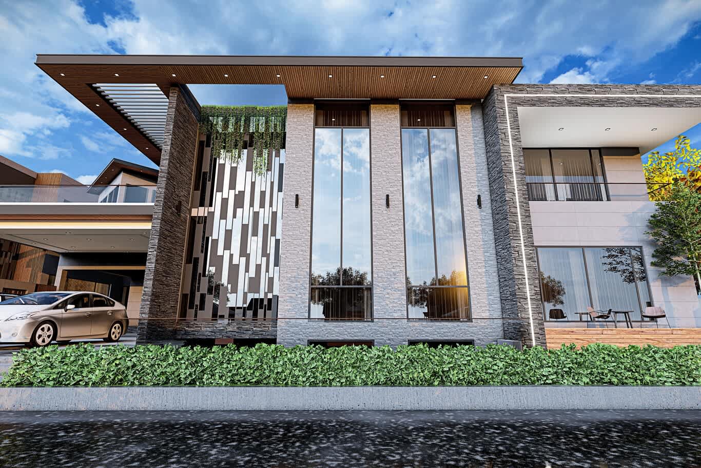 modern office building exterior