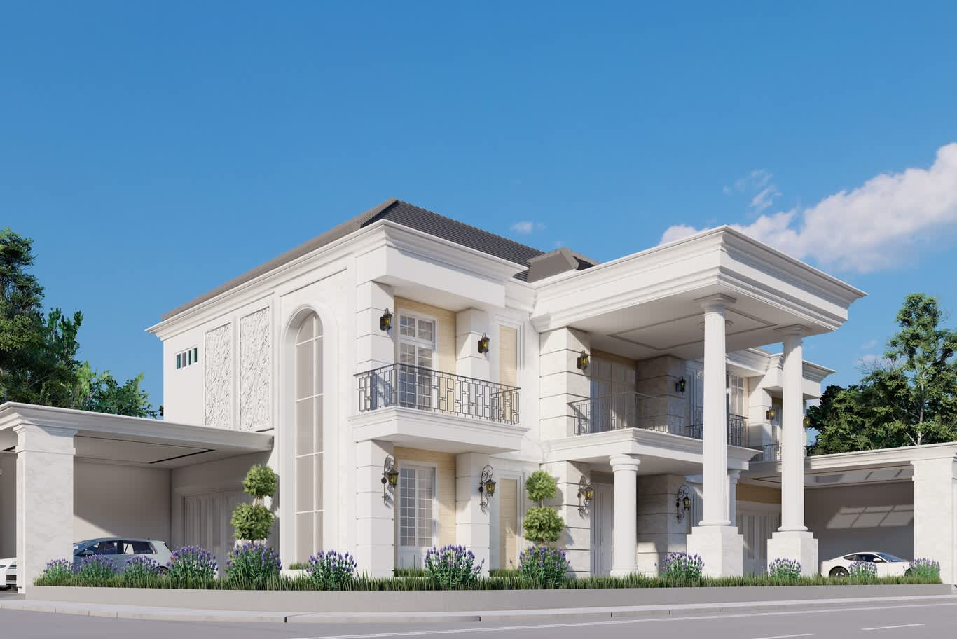 neoclassical villa design