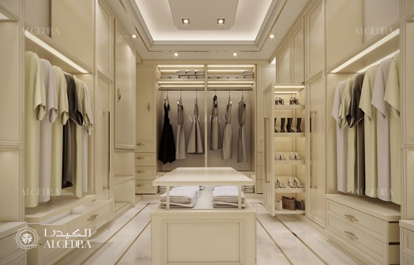 dressing room design in Oman