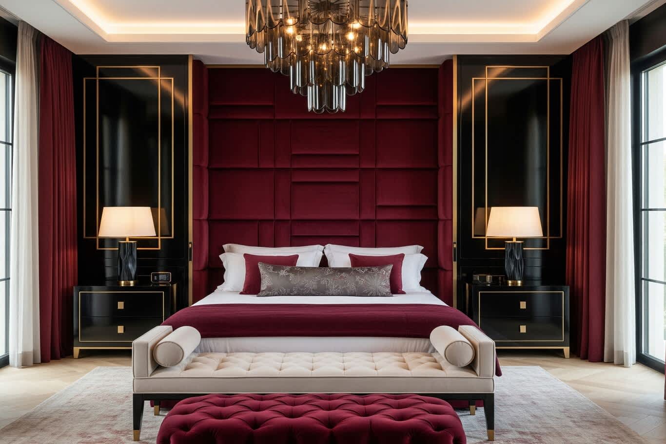 Luxury bedroom Dubai