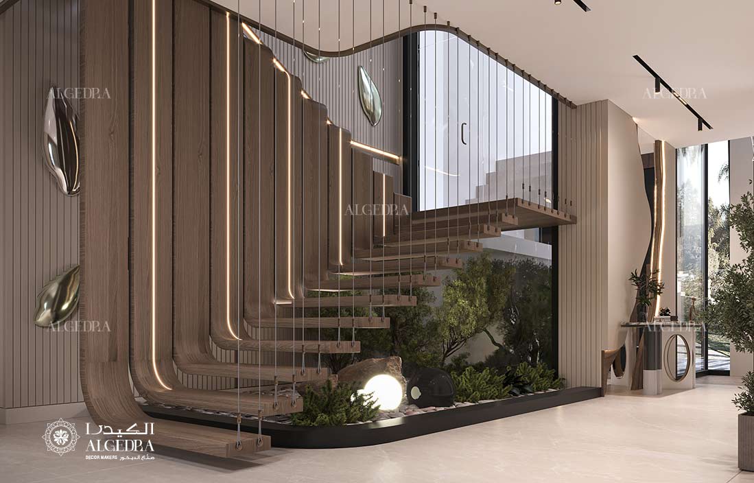 Japandi villa design Dubai