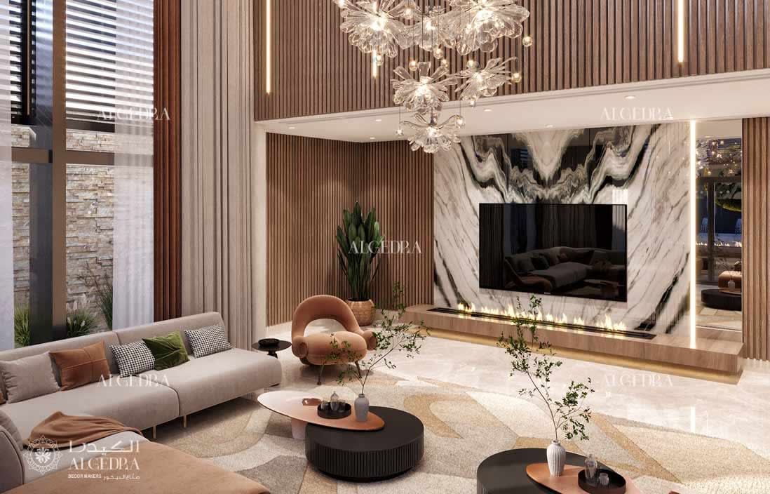 living room design in Riyadh