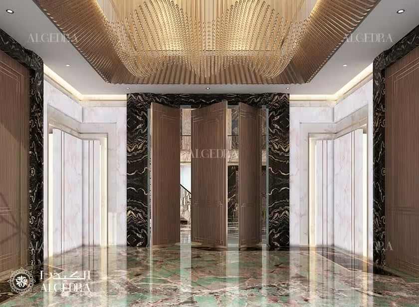 تصميم داخلي لمدخل الفيلا
