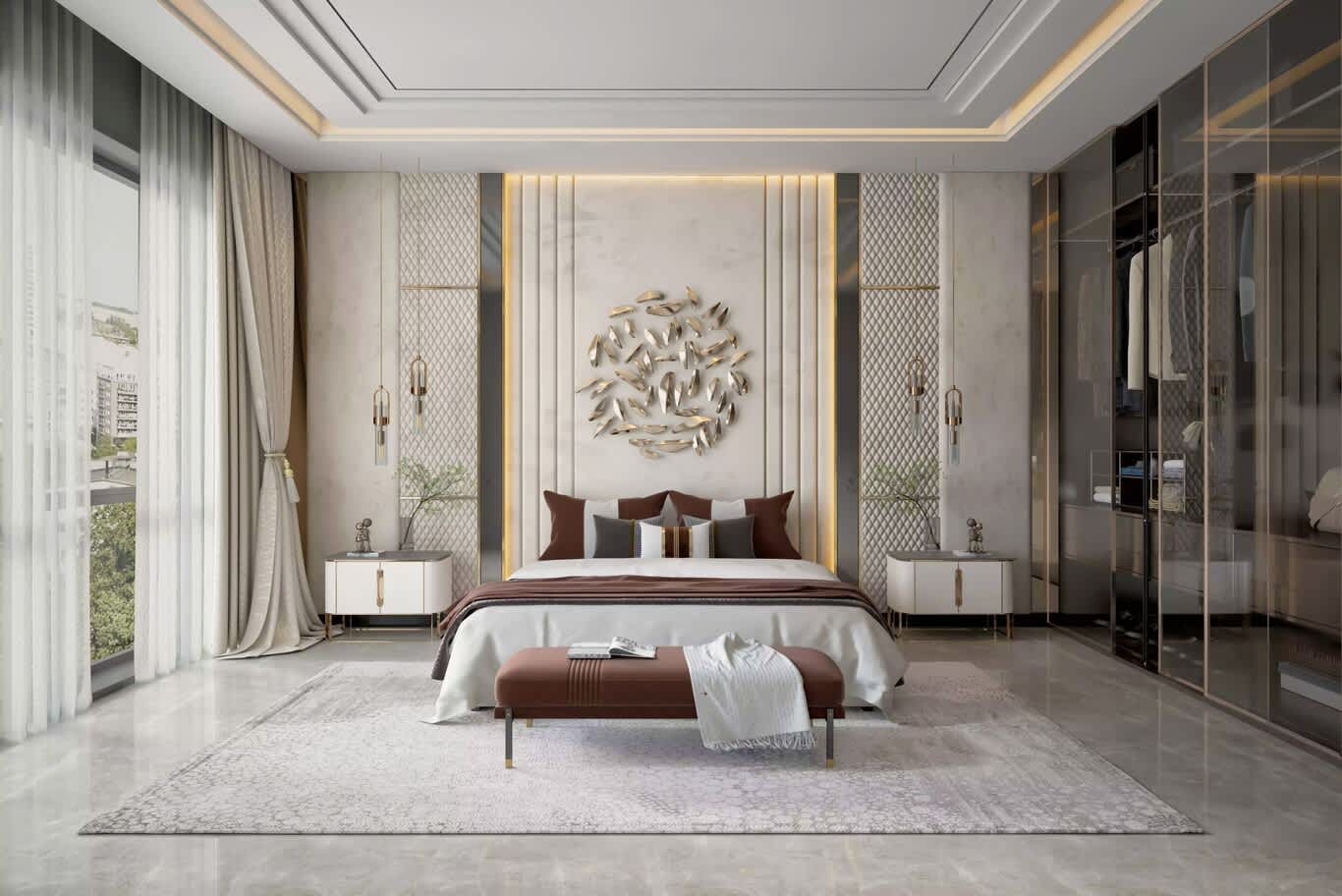 تصميم غرف النوم في دبي