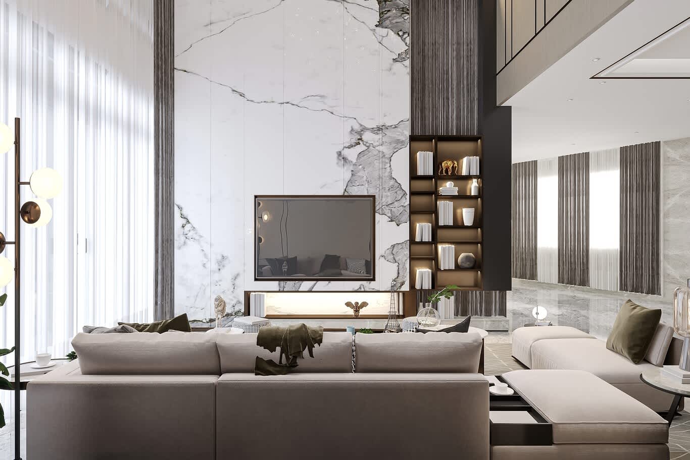 villa construction drawings coordination