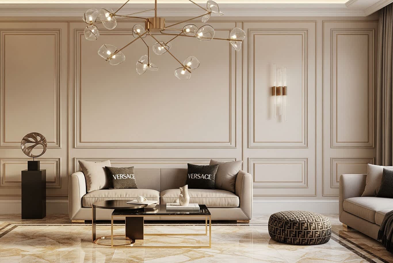 التصميم الداخلي الكلاسيكي العربي