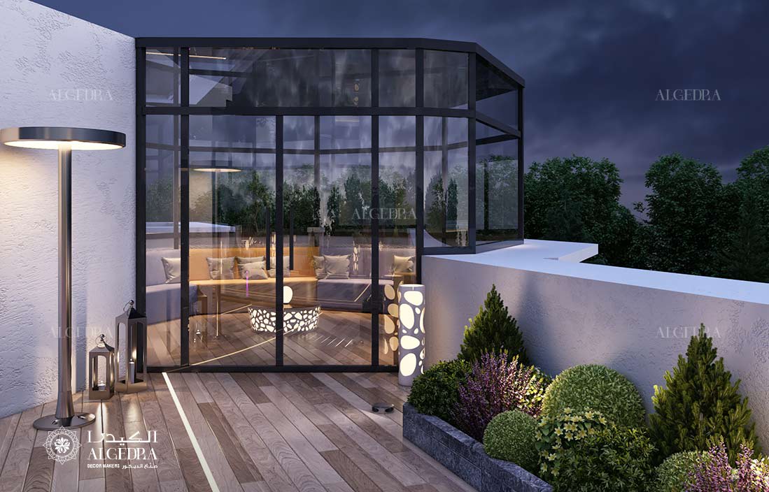 Terrace garden design
