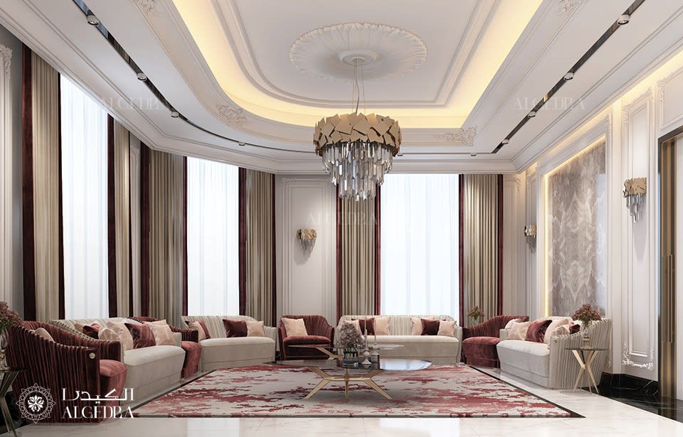 living room design dubai