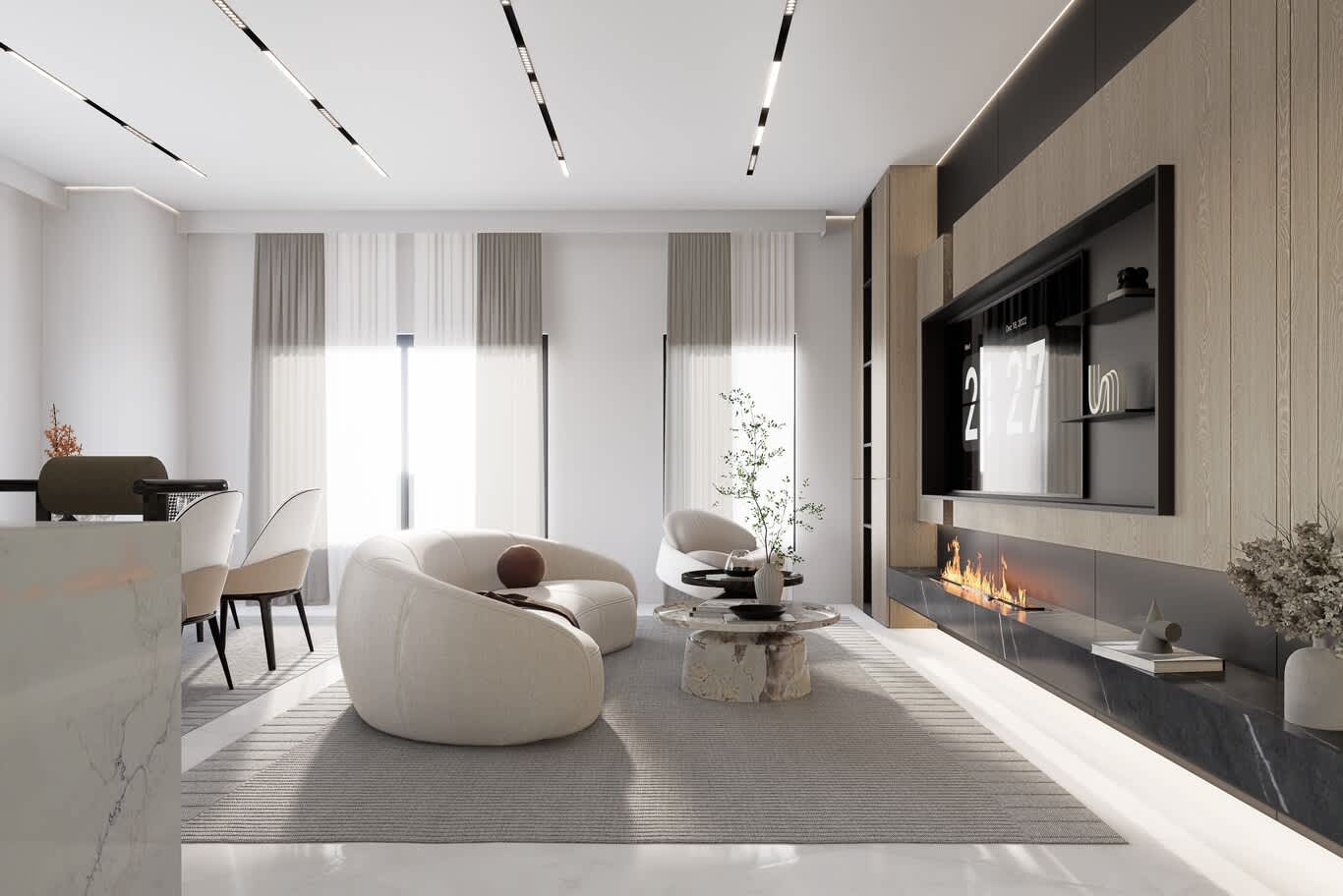 living room design UAE