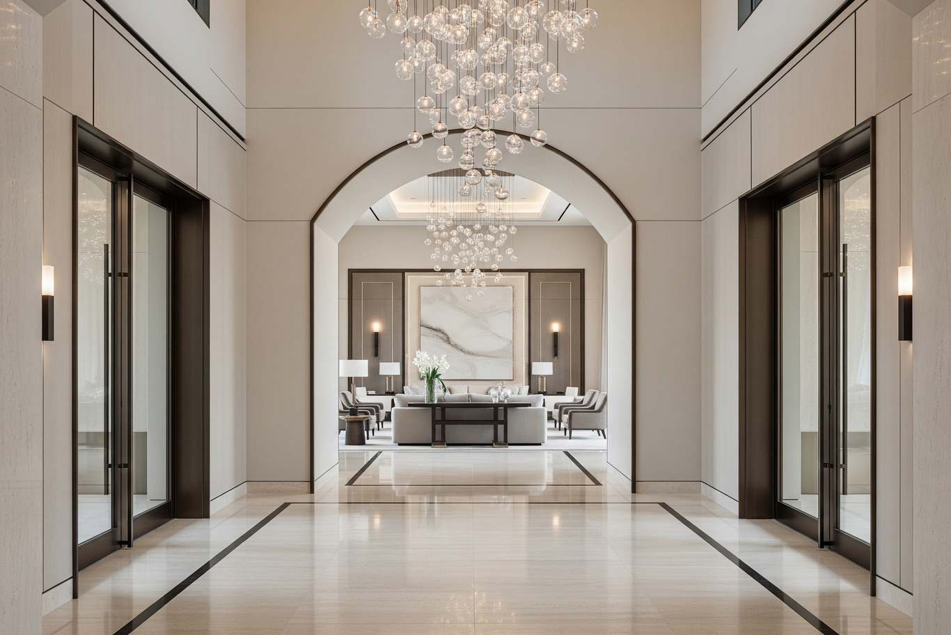 تصميم مدخل بنتهاوس