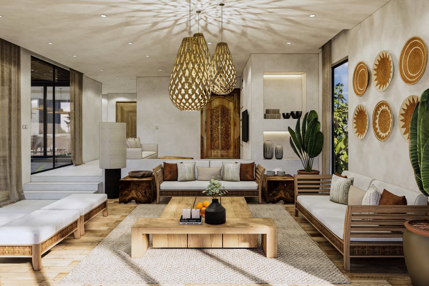 Yas Island villa materials