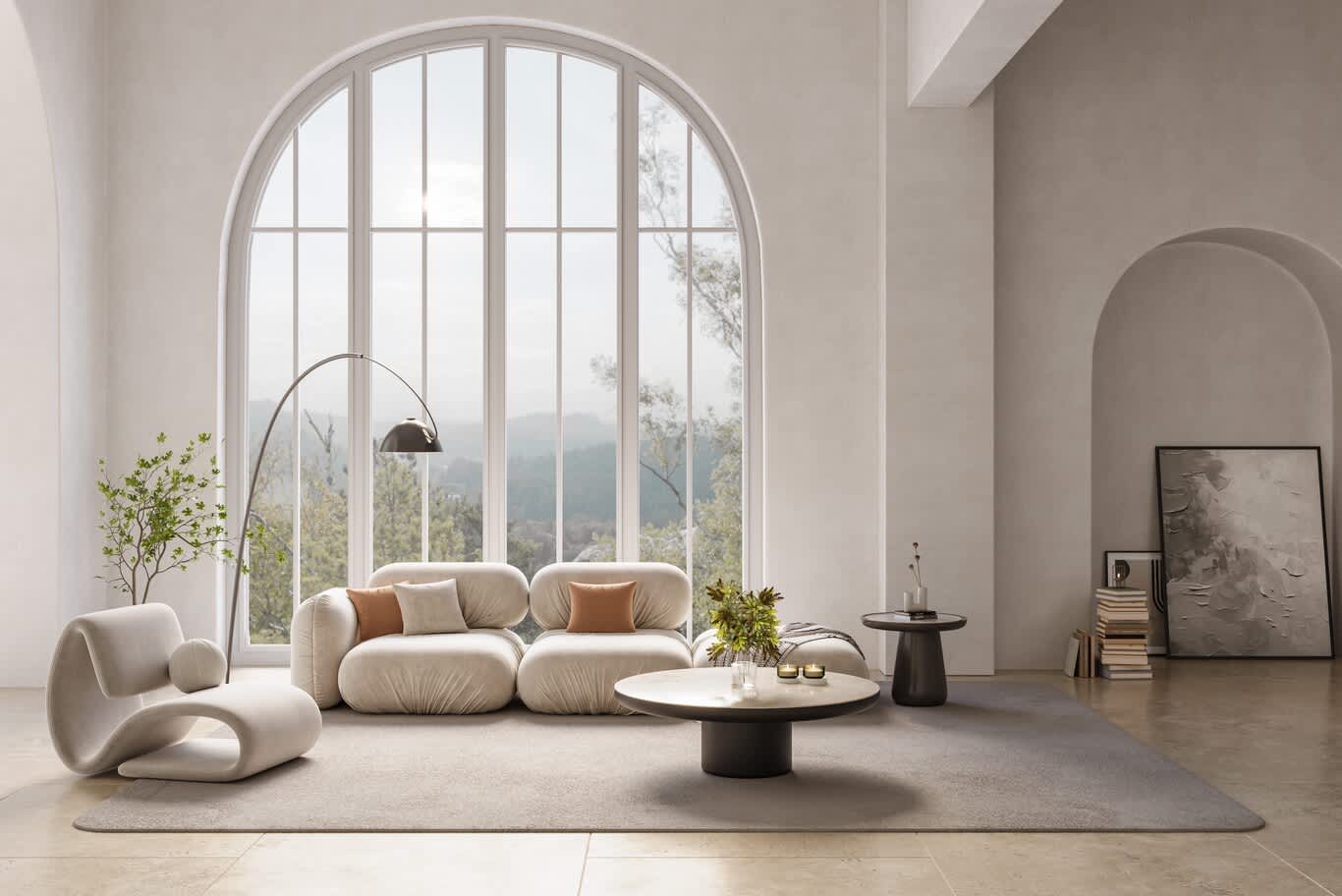 Mediterranean villa interior design Dubai