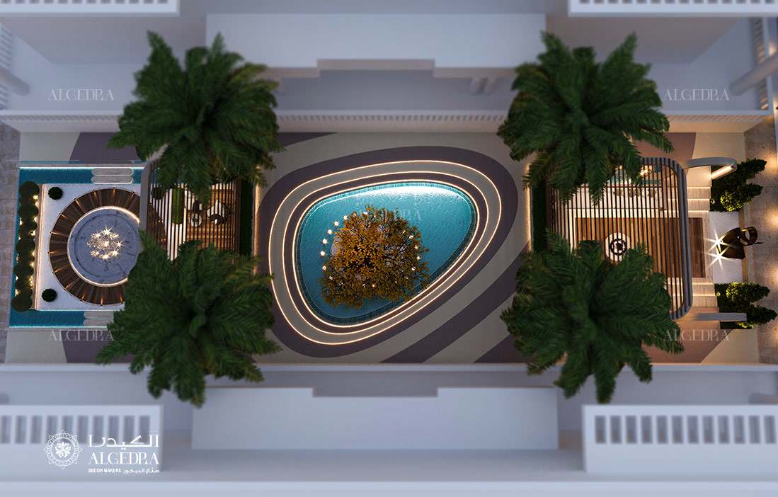 تصميم المناظر الطبيعية الفاخرة