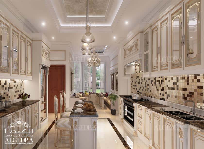 luxury villa kitchen