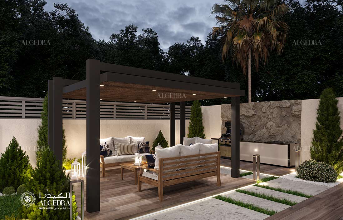 Modern roof garden design