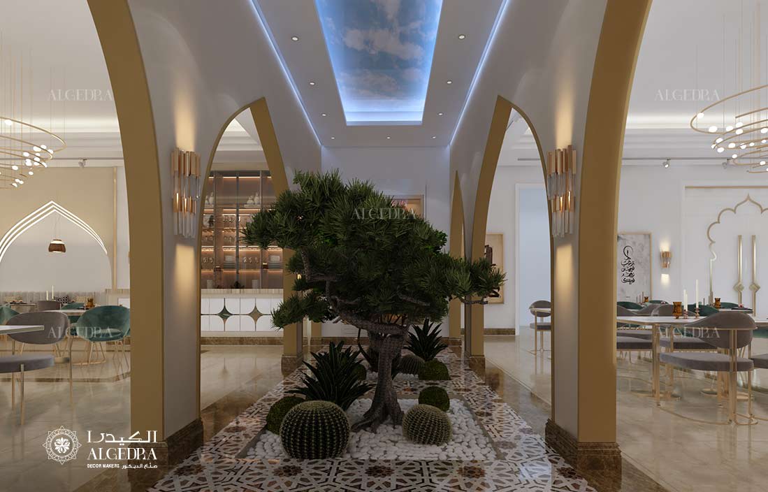 تصميم مطعم صغير
