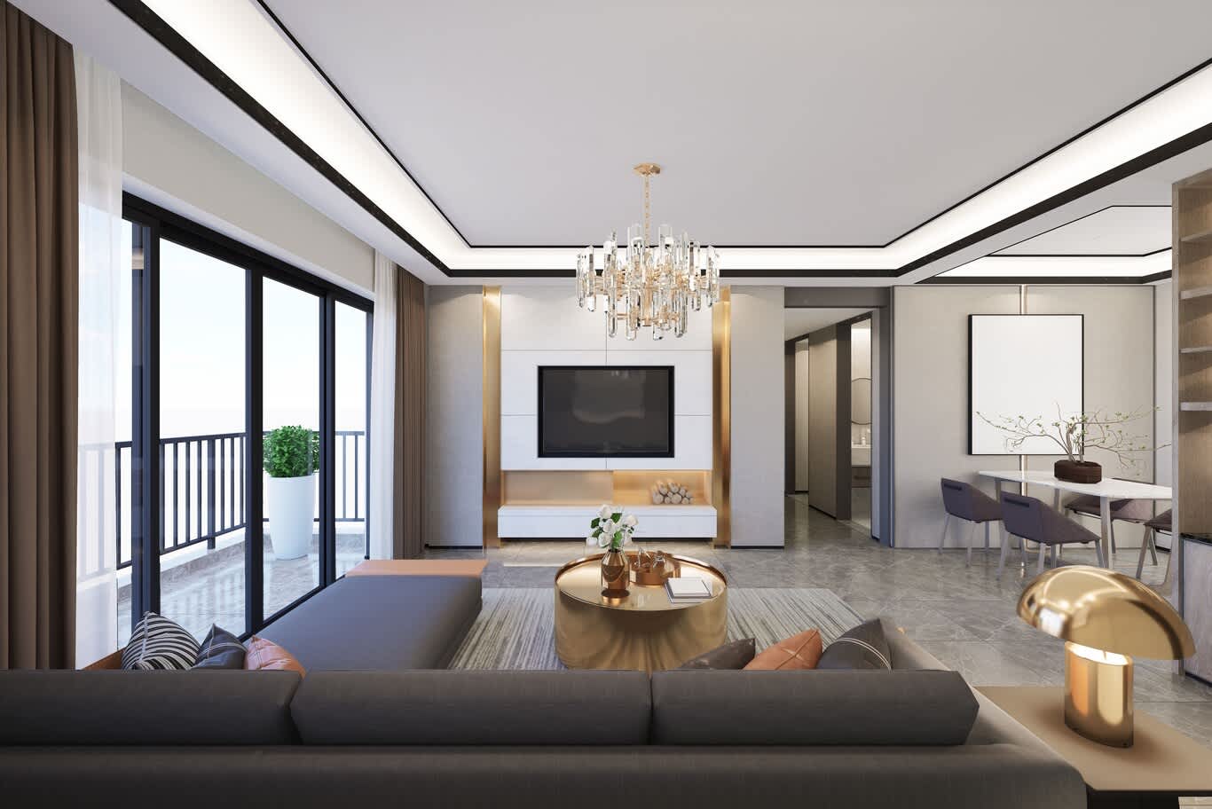 عمارة وتصميم داخلي للفلل الفاخرة