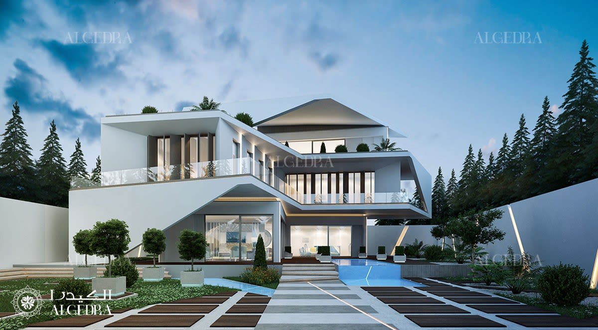 luxury villa architecture dubai