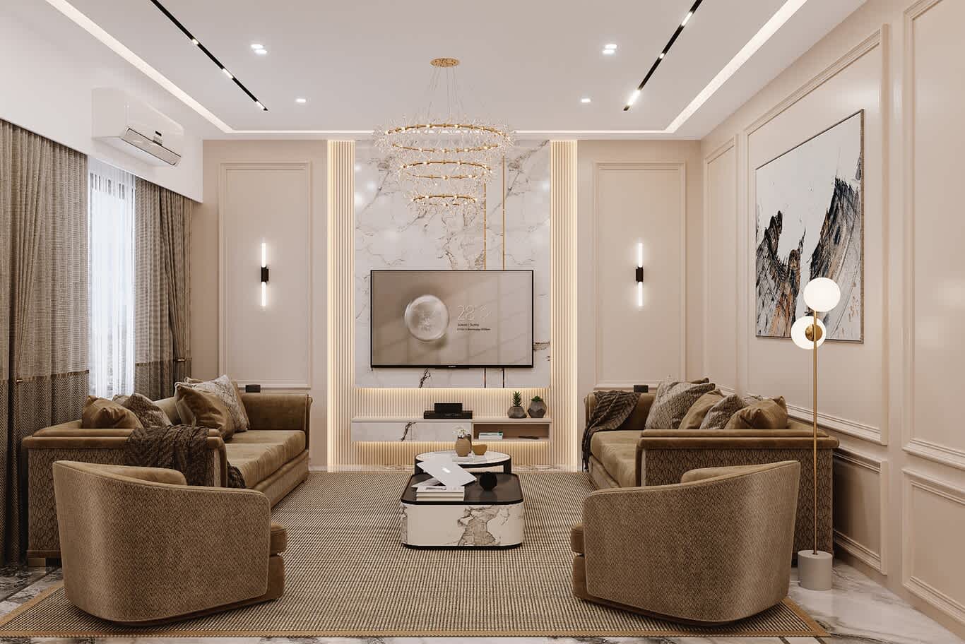 MBZ villa majlis design