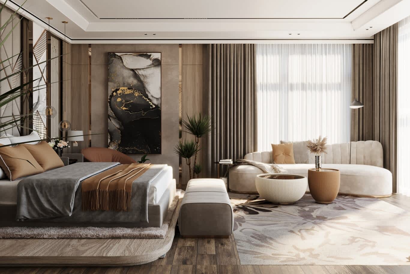 Jubail Island villa interior design