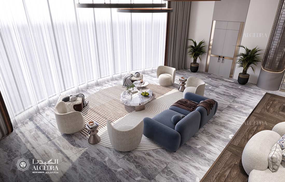 villa living room design