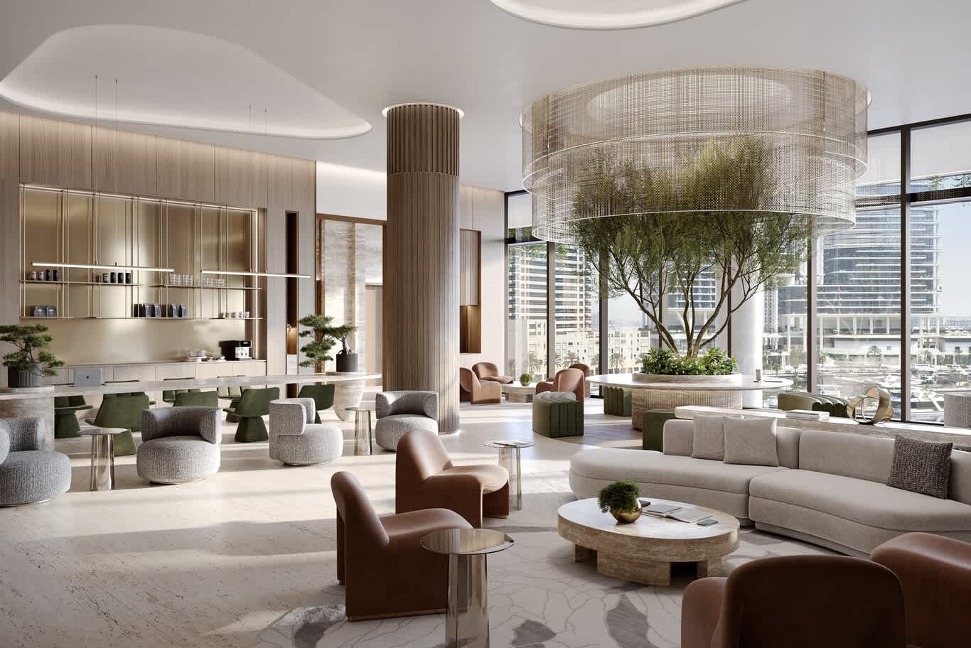 تصميم داخلي للمطاعم في الإمارات