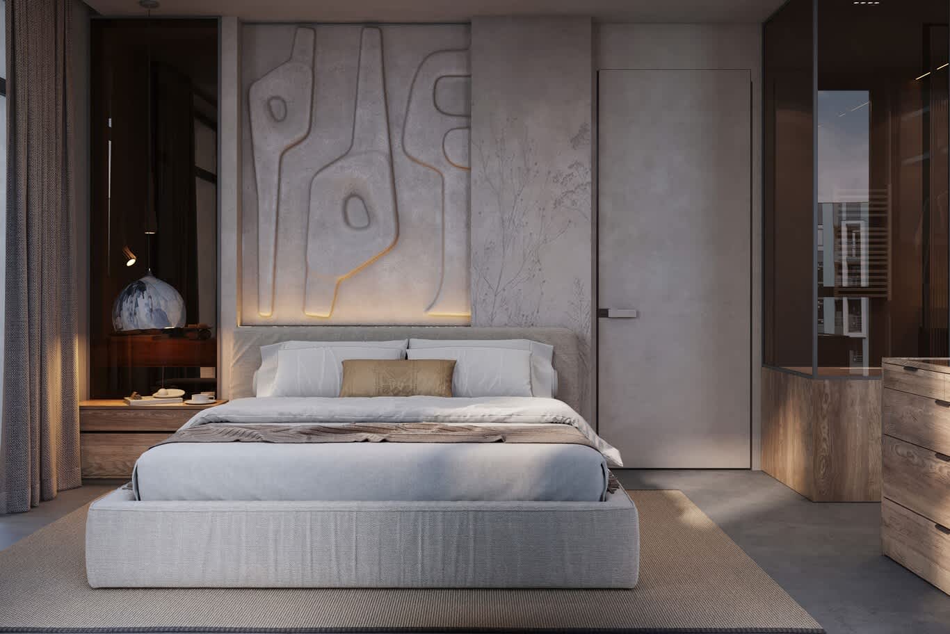 Luxury master bedroom design