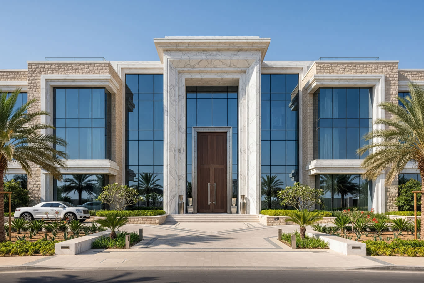 luxury villa landscape design