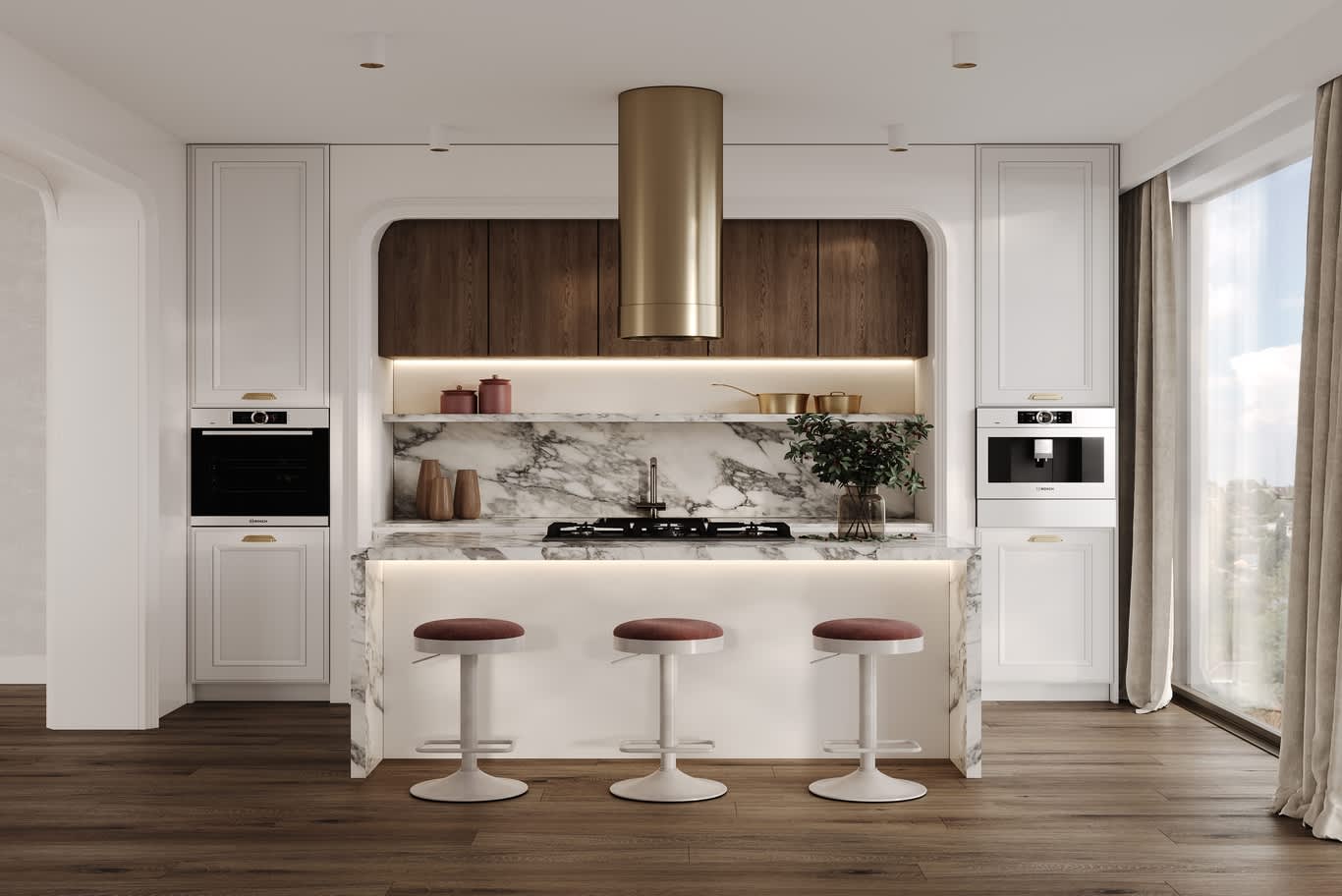 high end marble kitchen ideas